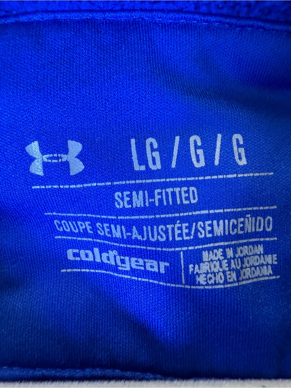 Under Armour Blue Hoodie with Neon Green Logo - Picture 9 of 14